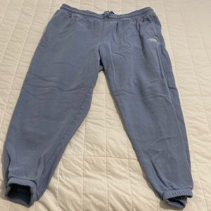 North Face blue sweats, XL